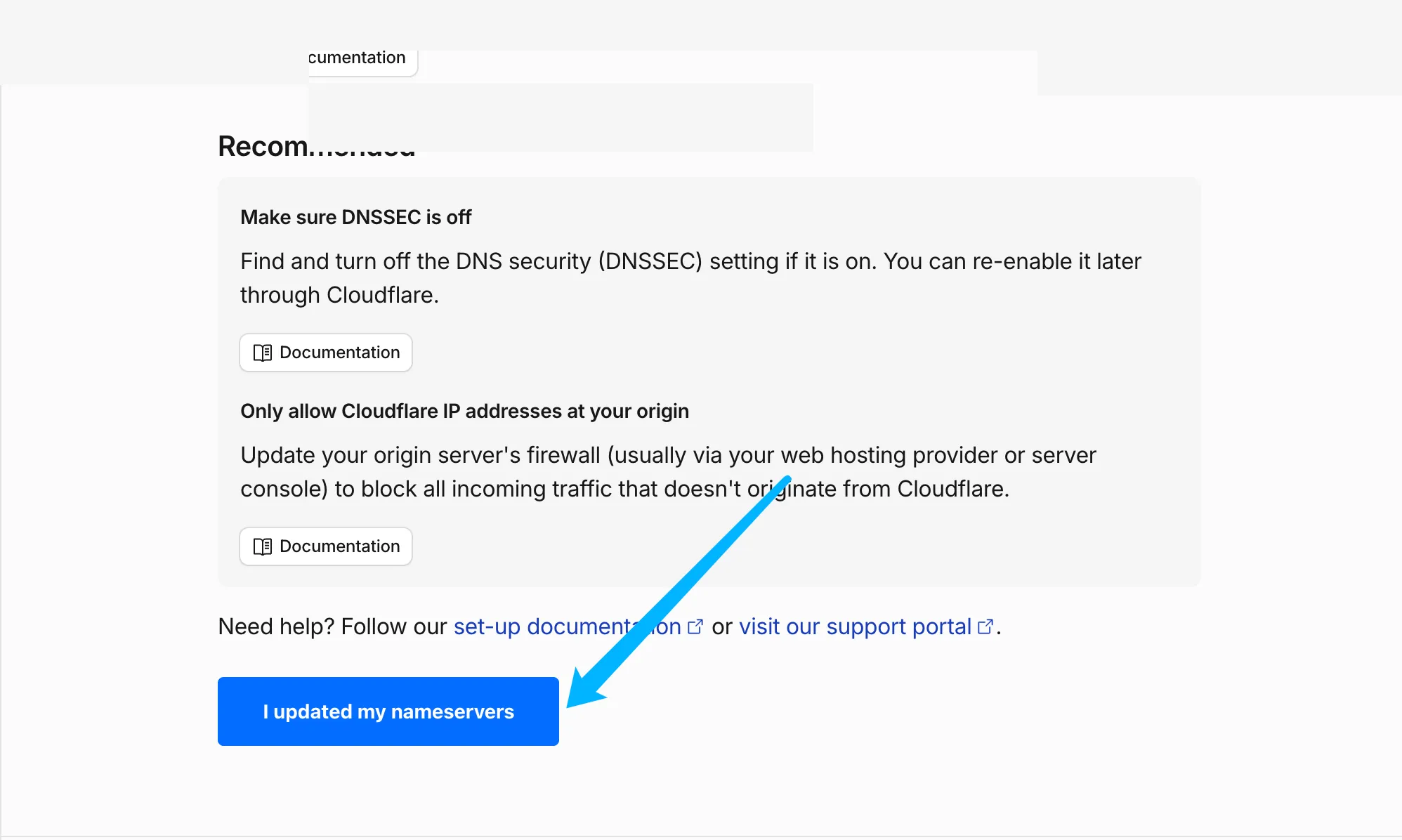 Cloudflare 等待 Nameserver 生效
